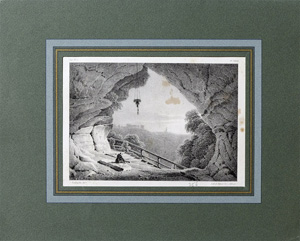 Alte Ansicht Grotte St. Vit Vogesen Grotte de St. Vit,  1860
