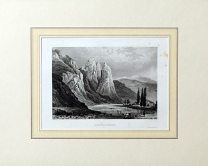 Alte Ansicht Rheingrafenstein RHEINGRAFENSTEIN., 1840