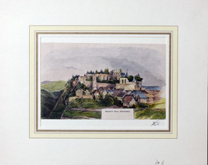 Alte Ansicht Daun / Kellerbachtal Schlossruine Dhaun (Kellerbachthal)., 1890
