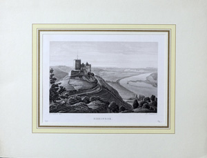 Alte Ansicht  Rheineck Rheineck., 1835