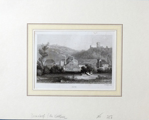 Alte Ansicht Schloss Sayn, Bendorf Sayn (Bendorf bei Koblenz), 1840