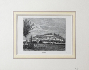 Alte Ansicht Cote-d-Or Montbard Montbard.,  1880