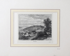 Alte Ansicht Montmédy Frankreich Montmédy.,  1870