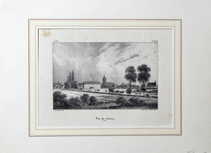 Alte Ansicht Colmar im Elsaß Vue de Colmar, (1886), 1886