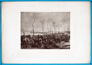 Alte Ansicht Paris Butzenval Krieg BUZENVAL_1870, 1886