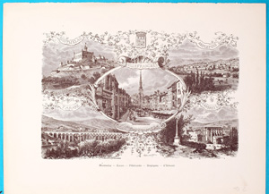 Alte Ansicht Villefranche Villefranche,  1880