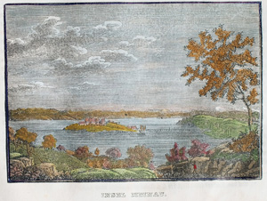 Alte Ansicht der Insel Mainau im Bodensee INSEL MEINAU, 1836