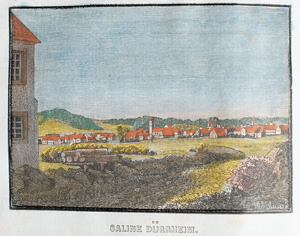 Alte Ansicht Bad Dürrheim SALINE DÜRRHEIM., 1836