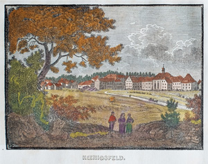Alte Ansicht Königsfeld bei Villingen-Schwenningen KÖNIGSFELD., 1836