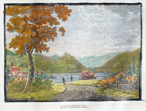 Alte Ansicht Ortenberg bei Offenburg ORTENBERG., 1836