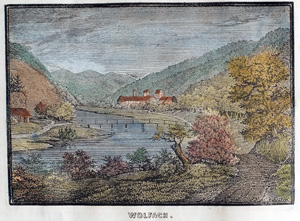 Alte Ansicht Wolfach, Nordschwarzwald WOLFACH., 1836