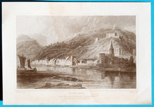 Alte Ansicht Bacharach BACHARACH., 1832