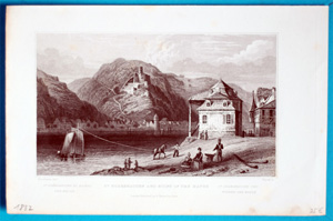 Alte Ansicht  St. Goar ST GOAR AND RUINS OF THE KATZE                , 1832