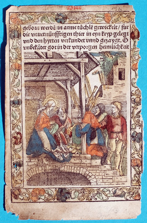 Gebetbuch, Weihnachtsszene Gebetbuch, Weihnachtsszene,  1520