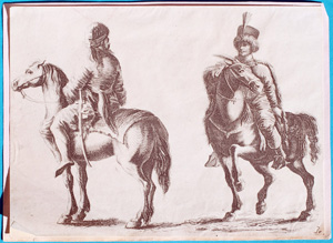 Zwei Reiter Zwei Reiter,  1780