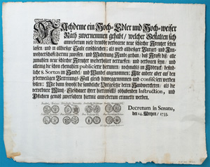 Münzverruf 1733 Münzverruf 1733, 1733