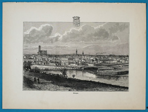 Alte Ansicht Limoges France Limoges.,  1885