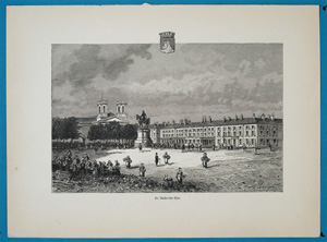 Alte Ansicht La-Roche-Sur-Don France La Roche-sur-Don.,  1885