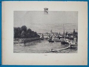 Alte Ansicht Vannes France Vannes.,  1885