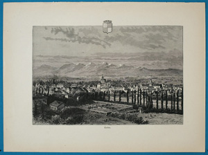 Alte Ansicht Tarbes France Tarbes.,  1885