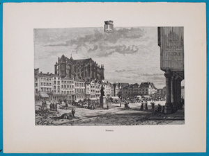 Alte Ansicht Beauvais France Beauvais.,  1885