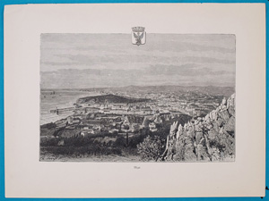 Alte Ansicht Nica France Nizza.,  1885