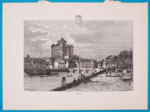 Alte Ansicht Annecy France Annecy.,  1885