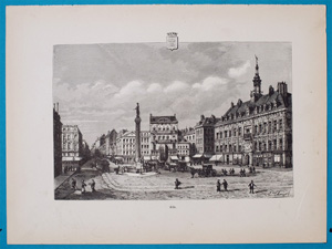 Alte Ansicht Lille France Lille.,  1885