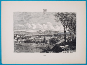 Alte Ansicht Belfort France Belfort.,  1885