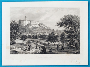 Alte Ansicht Rudolstadt RUDOLSTADT.,  1835