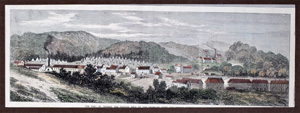 Alte Ansicht Sankt Ingbert St. Ingbert, Lager der Preussischen Truppen, 1870